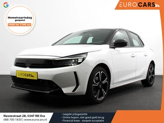 Opel Corsa 1.2 GS Panorama dak Digitale Cockpit Climate Control Dab Camera Parkeersensoren Cruise control LED Verwarmde voorstoelen Stuurwiel verwarmd Navigatie Climate control Apple carplay/ Android Auto Parkeer sensoren voor en achter