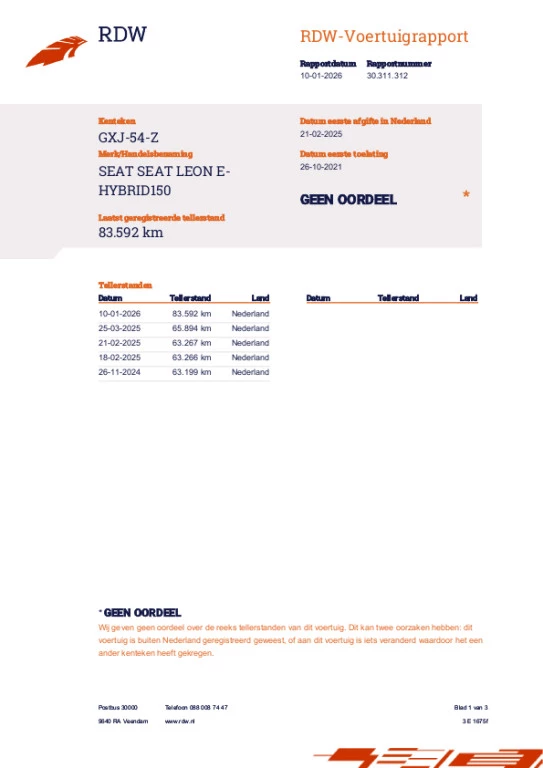 Hoofdafbeelding SEAT Leon