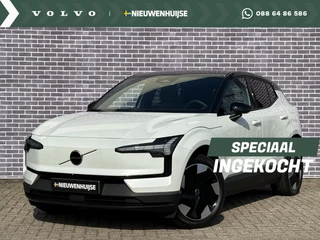 Hoofdafbeelding Volvo EX30 Volvo EX30 Single Motor Extended Range Plus 69 kWh | Snel leverbaar | 19" | Blis dodehoekdetectie | Adaptive cruise controle | Google | Harman/Kardon | Elektrisch bedienbare achterklep |