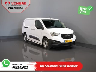 Opel Combo 1.5CDTi 100 pk L2 BPM VRIJ! (DEMO) NL Auto/ Carplay/ Sidebars/ Cruise/ Airco/ Trekhaak