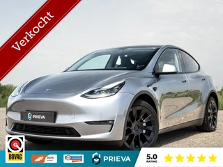 Tesla Model Y Long Range AWD | SoH 90,4 % | 513PK |Dealer Onderhouden | Panoramadak | Trekhaak |