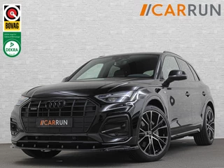 Audi Q5 50 TFSI e 300PK | Luchtvering | B&O Sound | Leder | Carbon | Sportstoelen | Carplay | Zwarte Hemel | Standkachel | Stoelverwarming | 3-Zone Clima | Black-Optic | Zonwering | Virtual Cockpit | LED | Autom. Achterklep | Bovag Garantie |