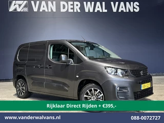 Peugeot Partner 1.5 BlueHDI 131pk Automaat L1H1 *Rijklaar Direct Rijden* Euro6 Airco | Navigatie | Trekhaak | Apple Carplay | Cruisecontrol Android Auto, Stoelverwarming, Parkeersensoren, LM velgen