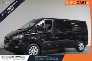 Ford Transit Custom 300 2.0 TDCI 130 pk Automaat Dubbele Cabine LIMITED! L2 | Navigatie | Airco | Bluetooth | 5-Zits | Trekhaak | DAB+
