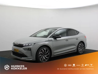 Hoofdafbeelding Škoda Enyaq Coupe Skoda Enyaq Coupé 60 Sportline 204pk Automaat Adaptive cruise control, Achteruitrijcamera, Panoramadak, Navigatie, Stuurwiel verwarmd, Stoelverwarming, LED matrix koplampen, Parkeersensoren