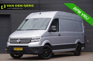 Volkswagen Crafter 35 2.0 TDI L3H3 75 EDITION 177PK AUT. LED, LEDER, TREKHAAK, ERGO ACTIVE GEVEERDE STOEL, STUURVERWARMING, STOELVERWARMING, VOORRUITVERWARMING, ADAPT. CRUISE, CAMERA, NAVI, CLIMA, NL AUTO, NAP