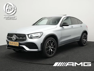 Mercedes-Benz GLC Coupé 300e 4MATIC AMG Plug In Hybrid PHEV | Schuifdak | Apple Carplay | Head Up | 20"L.M | Lederen Sportstoelen Verwarmd | Sfeerverlichting | Camera |