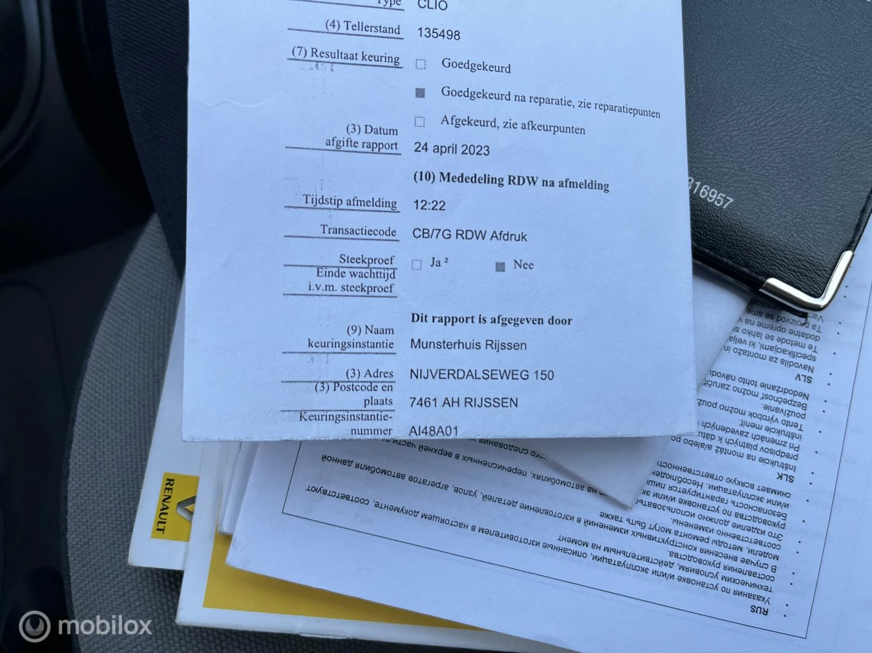 Hoofdafbeelding Renault Clio