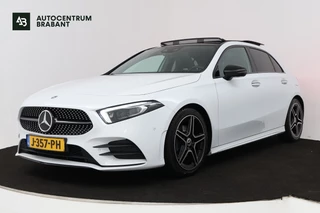 Mercedes-Benz A-klasse 180 Business Solution Plus AMG (PANORAMADAK, SFEERVERLICHTING, CAMERA, STOELVERWARMING, ELEKT. STOELEN)
