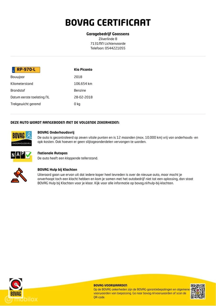 Hoofdafbeelding Kia Picanto