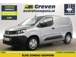 Peugeot Partner 1.5 BlueHDI L1H1 130PK Automaat Airco Camera Trekhaak Cruise Carplay 3 Persoons Parkeersensoren