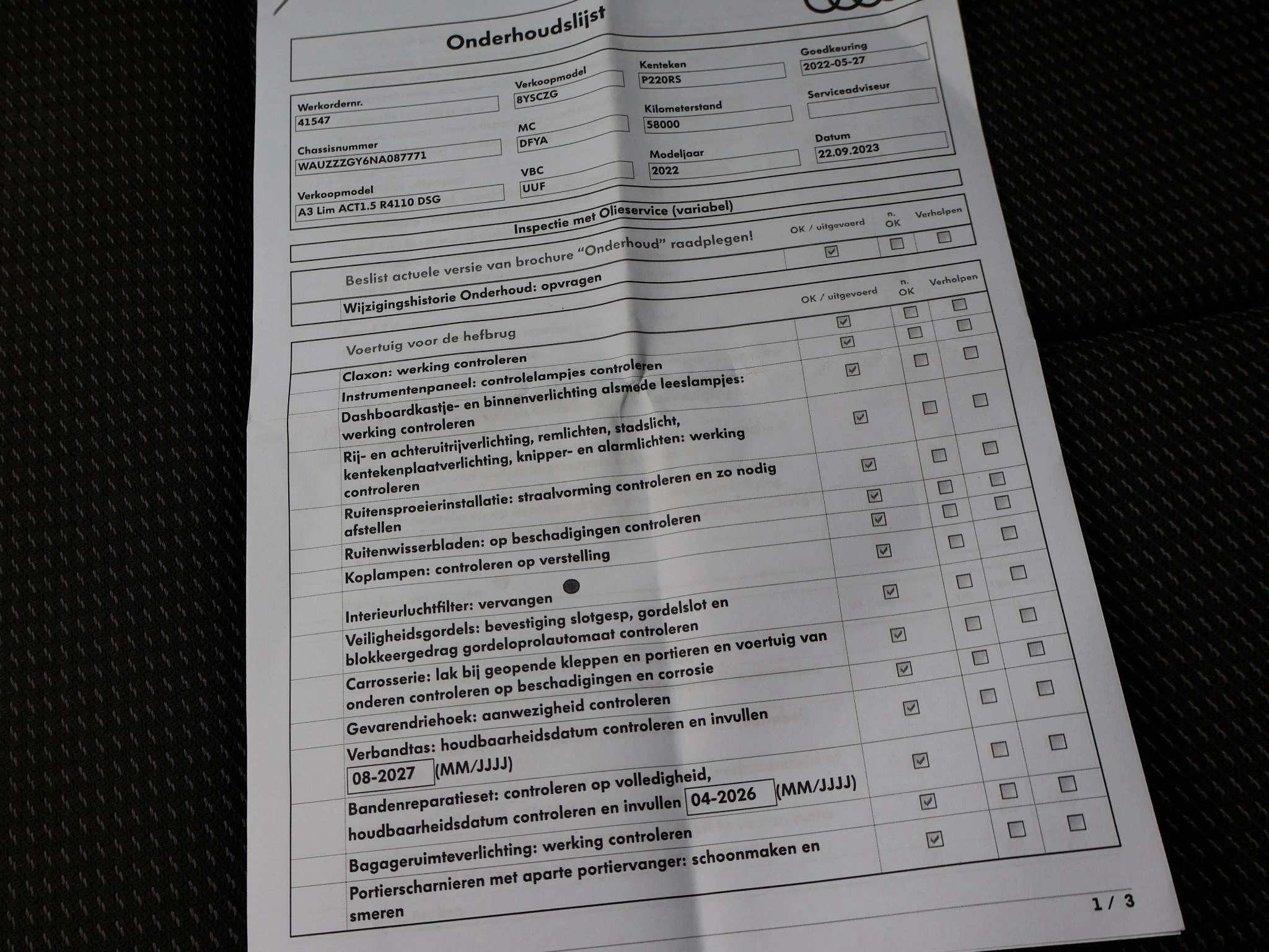 Hoofdafbeelding Audi A3