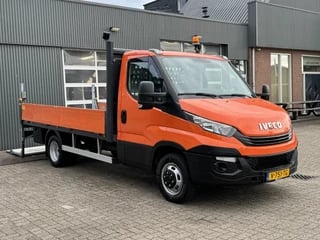 Iveco Daily 35C14 2.3 Airco Navigatie Trekhaak 3500kg Laadklep 500kg Open laadbak Pick-up Euro 6 Bpm vrij Bakwagen p-up 136pk