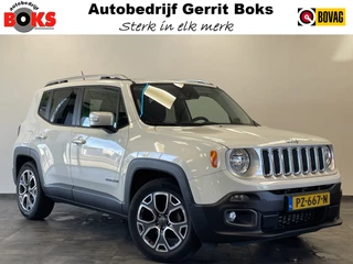 Hoofdafbeelding Jeep Renegade Jeep Renegade 1.4 MultiAir Limited Cruise/Climate Navi Keyless Panoramadak Trekhaak NAP!