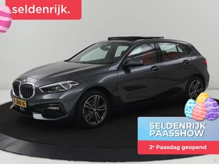 BMW 1-serie 118i High Executive | Sport Line | Panoramadak |  Leder | Stoelverwarming | Keyless | Live Cockpit | Carplay | Sportstoelen | Navigatie | Spiegel Pakket | Parkeerhulp | Climate control