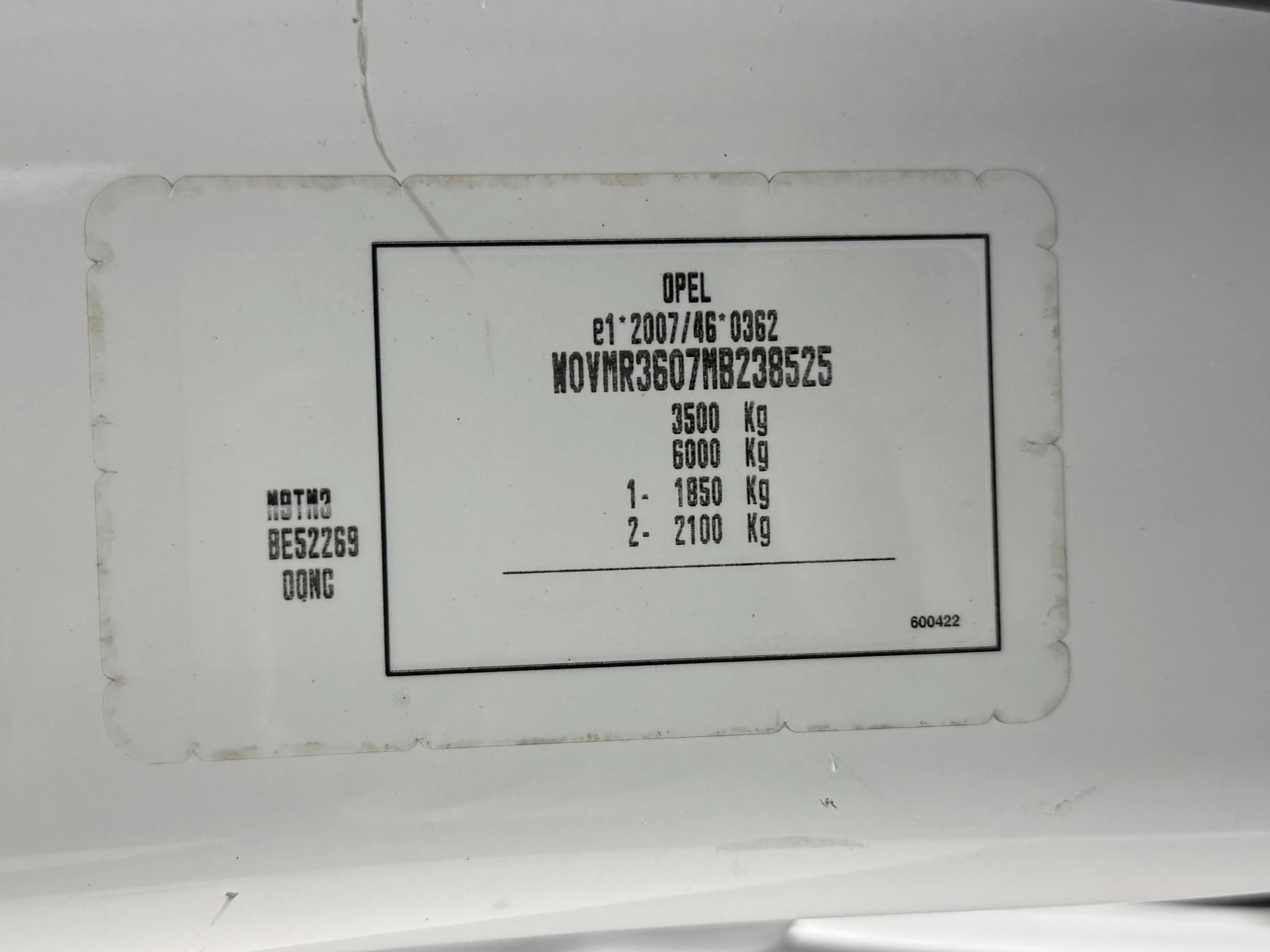 Hoofdafbeelding Opel Movano