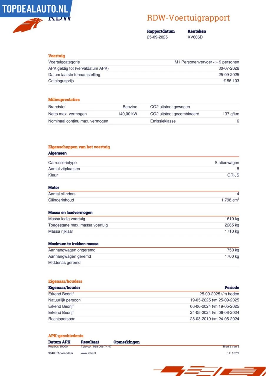 Hoofdafbeelding Audi A6