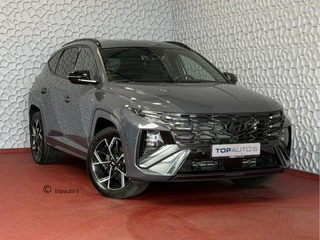 Hyundai Tucson ONGEBRUIKTE AUTO 1.6 T-GDI PHEV N-LINE CAMERA ELEK.KLEP ELEK.STOEL/GEHEUG.VERW/GEKOELD SUBWFR 19''LMV ZWARTE HEMEL STUURVERW. PLUG IN HYBRIDE
