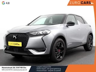 DS 3 Crossback 1.2 PureTech 155pk Automaat Performance Line | Navigatie | Apple Carplay/Android Auto | Digitale Cockpit | Extra Getint Glas | Lichtmetalen Velgen