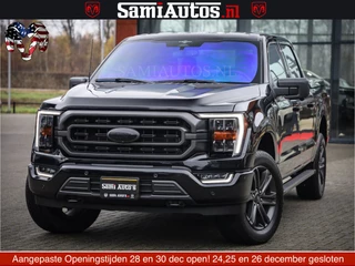 Ford F-150 USA BLACK OPS | 5.0 V8 406PK | 360 CAMERA | UITLAAT KLEP | BEDSLIDE | CREW CAB | LEDER | CREW CAB | DUBBELE CABINE | 5 PERSOONS | DC | GRIJSKENTEKEN |