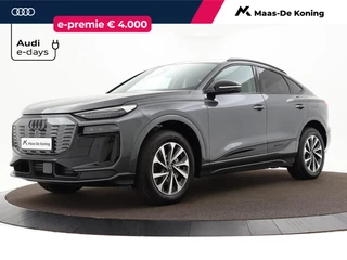 Audi Q6 e-tron Sportback Advanced edition 252 PK · Glazen panoramadak · Trekhaak, mechanisch draaibaar ·  Exterieurpakket zwart