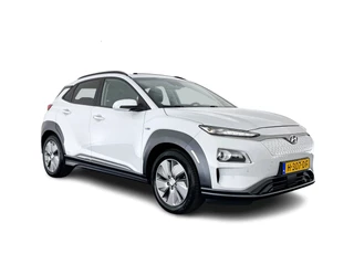 Hyundai Kona EV Premium 64 kWh (INCL-BTW) *PANO | FULL-LEATHER | KRELL-AUDIO | HEAD-UP | FULL-LED | NAVI-FULLMAP | DAB | ADAPT.CRUISE | KEYLESS | CAMERA | BLIND-SPOT | LANE-ASSIST | DIGI-COCKPIT | COMFORT-SEATS | 17''ALU*