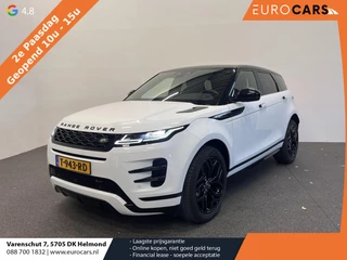 Land Rover Range Rover Evoque 1.5 P300e AWD R-Dynamic SE Panoramadak Navigatie Apple Carplay/Android Auto Camera Parkeersensoren Adaptive Cruise Control Dodehoek Assistent Elektrische achterklep Stoel- en stuurverwarming Memory stoelen Climate Control Ledverlichting