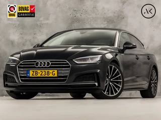 Audi A5 Sportback 35 TFSI S-Line Sport Automaat (2X S-LINE, APPLE CARPLAY, GROOT NAVI, CLIMATE, SPORTSTOELEN, LEDER, GETINT GLAS, PARKEERSENSOREN, NIEUWSTAAT)