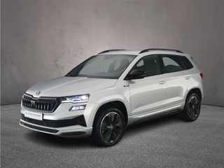 Hoofdafbeelding Škoda Karoq Skoda Karoq Sportline Business 1.5 TSI 150pk DSG Automaat Trekhaak, Adaptive cruise control, Achteruitrijcamera, Elektrische achterklep, Navigatie, LED matrix koplampen