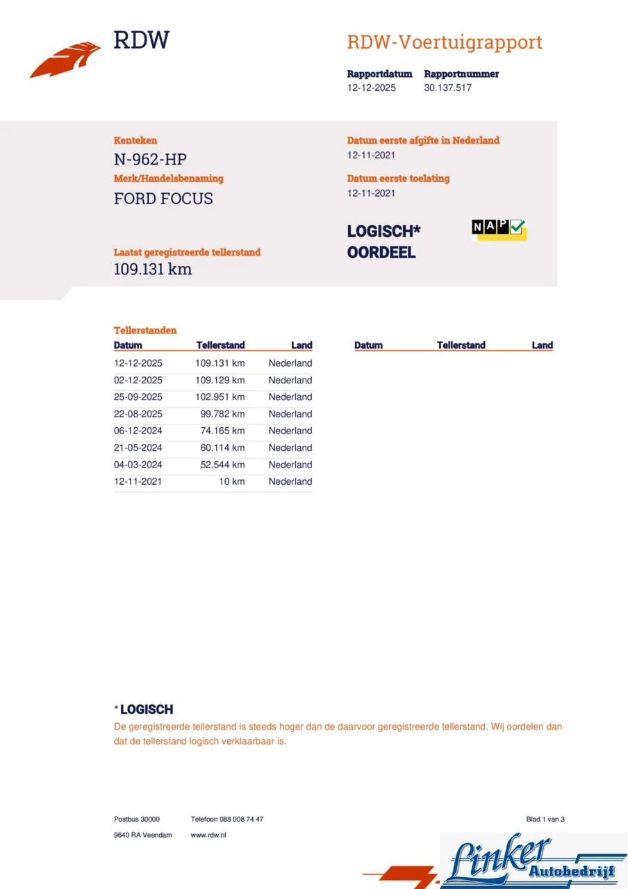 Hoofdafbeelding Ford Focus