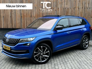 Skoda Kodiaq 1.5 TSI Sportline Automaat 7-persoons | Panoramadak | Stoelverwarming voor en achter | LED verlichting adaptief | Groot navigatiesysteem | 20 inch lichtmetalen velgen | Achteruitrijcamera | Parkeersensoren voor en achter