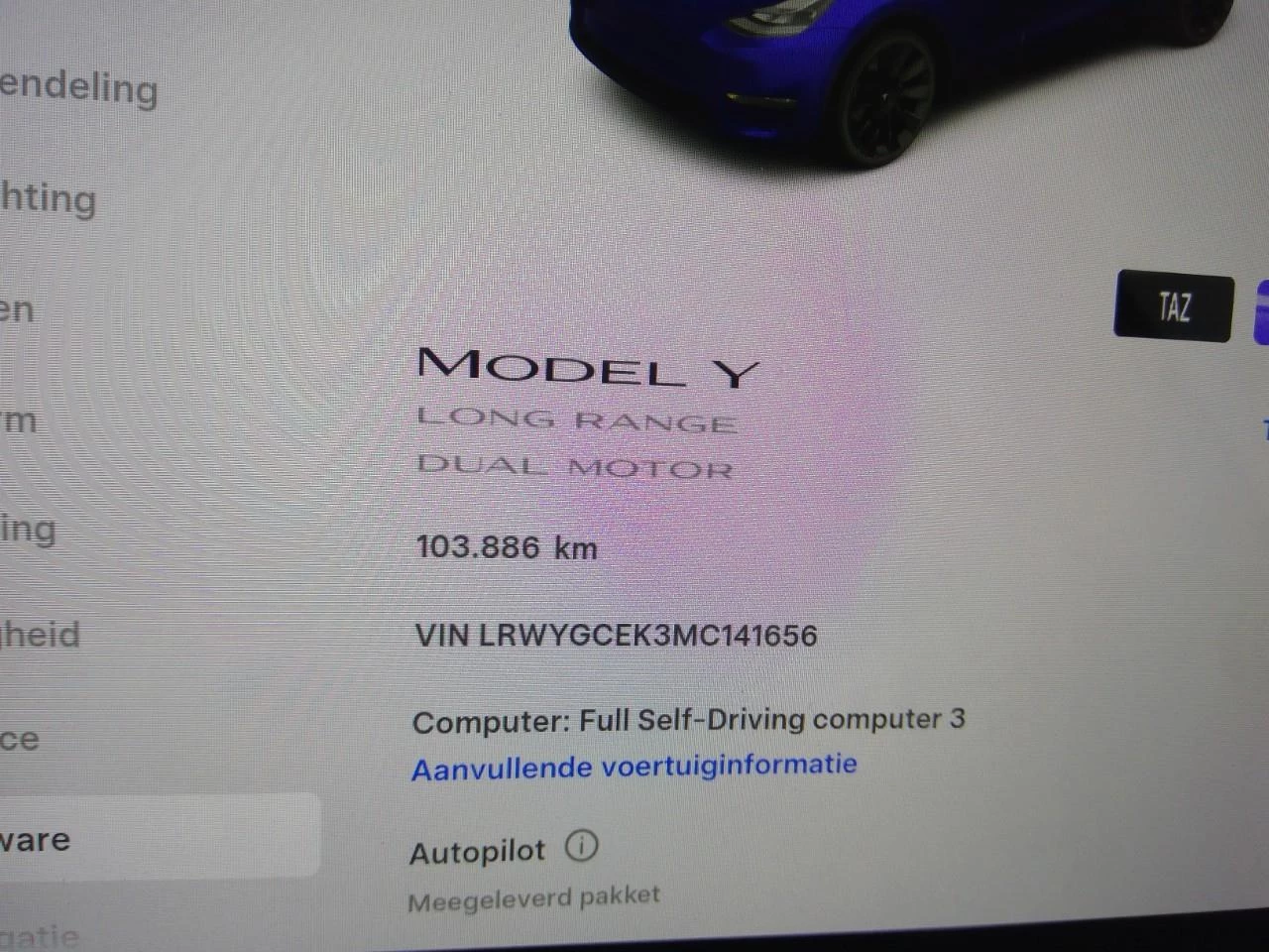 Hoofdafbeelding Tesla Model Y