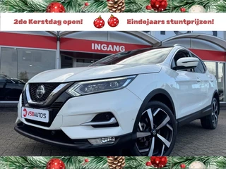 Nissan QASHQAI 1.3 DIG-T AUT. TEKNA 160PK HALF-LEER PANO-DAK 360-CAMERA NAVI AIRCO LMV PDC