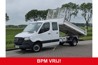 Mercedes-Benz Sprinter 514 L3H2 Dubbele Cabine 3.5T-Trekhaak Kipper Airco Euro6 143Pk!