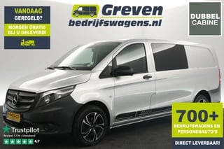 Mercedes-Benz Vito 111 CDI Lang Dubbele Cabine Airco Camera 6 Persoons 17"LMV Elektrpakket Trekhaak