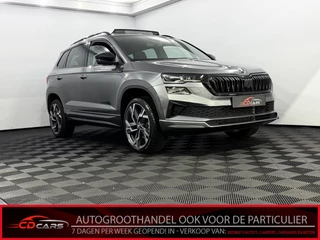 Hoofdafbeelding Škoda Karoq Škoda Karoq 1.5 TSI ACT Sportline Business Panoramadak, Navi, Parkeersensoren, Cruise control, Keyless start, Stoel/stuurverwarming, A start stop