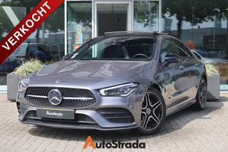 Mercedes CLA Coupé 200 AMG-Line 163pk 7G-DCT | Sfeer | Memory | Pano | Leder | Keyless | Multibeam | Camera | 