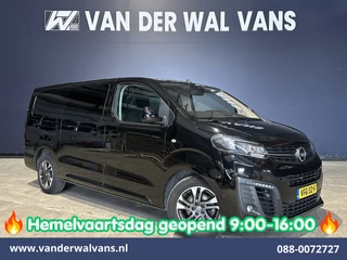Opel Vivaro 2.0 CDTI 150pk L3H1 Dubbele Cabine Euro6 Airco | Camera | Navigatie | 5-zits | 2500kg Trekhaak Apple Carplay, Android Auto, Cruisecontrol, LM Velgen, Parkeersensoren