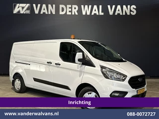 Ford Transit Custom 2.0 TDCI 130pk L2H1 Inrichting Euro6 Airco | Camera | LED | Apple Carplay | Android Auto | 2800kg Trekhaak Cruisecontrol, Parkeersensoren, Verwarmde voorruit, Bijrijdersbank