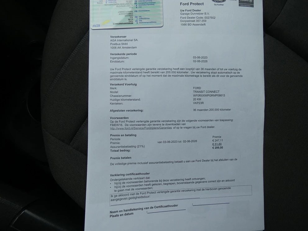 Hoofdafbeelding Ford Transit Connect