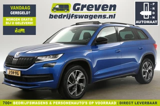 Škoda Kodiaq 1.5 TSI Sportline 150PK Automaat Pano Sfeer Canton-Audio Camera Carplay Clima Cruise LED 19"LMV Virtual Navi Memory-Seat PDC Winterpakket*