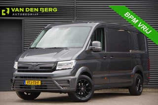 MAN TGE 3.180 35 2.0 177PK AUT. LED, 2X SCHUIDEUR, LEDER, TREKHAAK, CAMERA, CLIMA, STOELVERWARMING, STUURVERWARMING, VOORRUITVERWARMING, PARKEERSENSOREN, ADAPT. CRUISE, NL AUTO, NAP, DUBBELE SCHUIFDEUREN