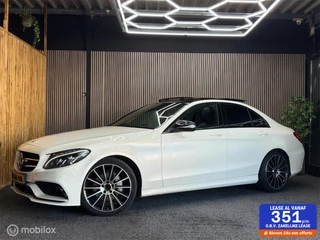 Mercedes C-klasse 200 Prestige AMG|Pano|Cam|Led|Sfeer|Lane