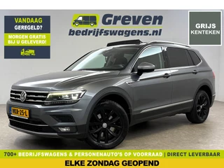 Volkswagen Tiguan 2.0 TDI 4motion | Grijs kenteken | VAN | 191PK DSG 2400kg Trekgew. Trekhaak Pano ACC LED Carplay Clima Navi Virtual 18"LMV PDC