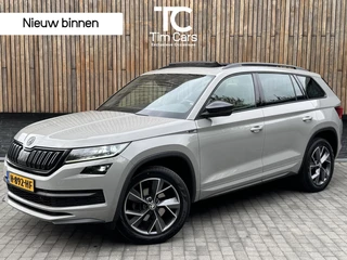 Skoda Kodiaq 1.5 TSI Sportline Automaat 7persoons | Panoramadak | LED verlichting | Adaptieve cruise control | Trekhaak afneembaar | Groot navigatiesysteem | Canton HiFi | Stoelverwarming | Parkeersensoren voor en achter | Achteruitrijcamera