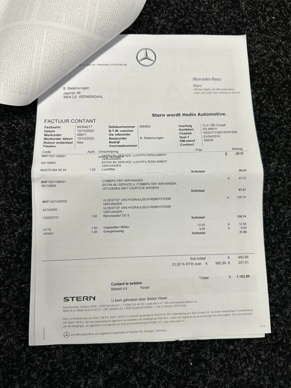 Hoofdafbeelding Mercedes-Benz CLA