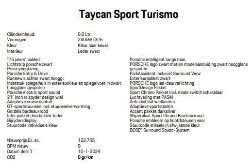 Hoofdafbeelding Porsche Taycan