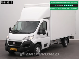 Fiat Ducato Bakwagen Achterdeuren 150PK Navi Airco Cruise Euro6 Meubelbak Koffer Airco Cruise control
