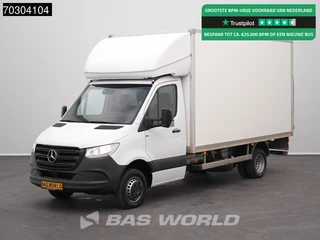 Mercedes Sprinter 514 CDI Laadklep Dubbellucht Bakwagen Airco Cruise MBUX CarPlay Euro6 Meubelbak Koffer Airco Cruise control