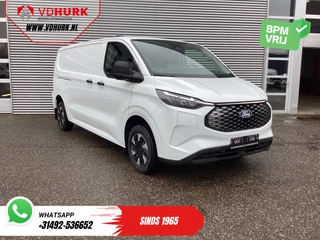 Ford E-Transit Custom 65 kWh L2 330 km WLTP 2x Schuifdeur/ Standkachel/ Snellader/ 2.3t Trekverm./ Carplay/ Climate/ Camera/ PDC/ Cruise
